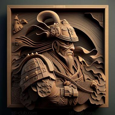 3D model Goshogawara in Japan (STL)